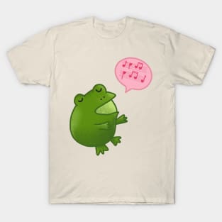 Serenading frog T-Shirt